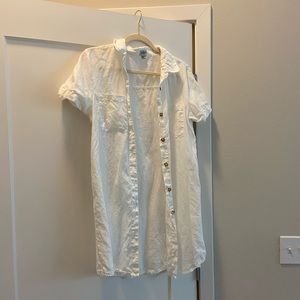 Rhythm white swim coverup